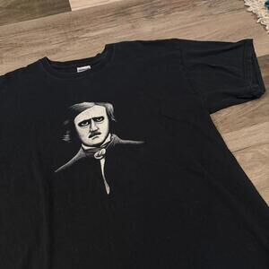 Vintage Edgar Allan Poe t shirt 00s L